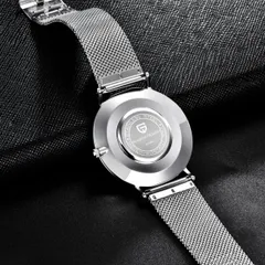 Pagani Design PD-1802L solid caseback engraved PD-1802L, stainless steel, water resistant 30M