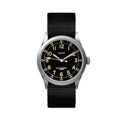 Vaer C3 Korean Field Solar 36mm on black nylon strap