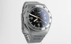 Timefactors Precista Mission Timer PRS-56 with stainless steel bezel, on steel bracelet