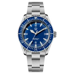 Watchdives WD1967Q with blue dial and blue sapphire bezel