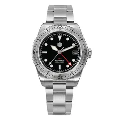 San Martin SN0112-G GMT with stainless steel 24-hour bezel