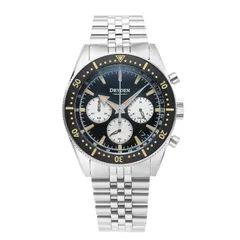 Dryden Chrono Diver Gen 2, Black Vintage dial