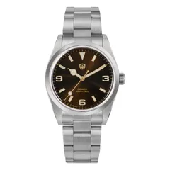 Watchdives WD1016 39mm with sunray brown 3-6-9 dial