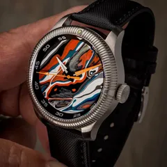 Ocean Crawler Champion Diver, Fordite Unique Piece Lacquered Thunder