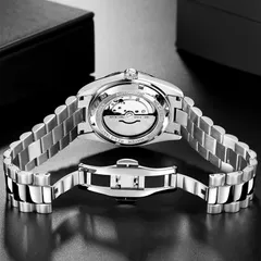 Cadisen C8215 display caseback and butterfly clasp