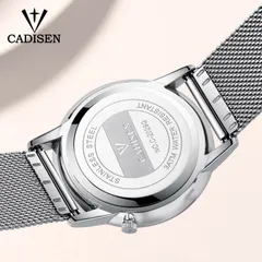 Cadisen C2029 solid steel caseback marked 3 ATM water resistant