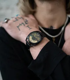 Mr Jones Paper Crane on the wrist