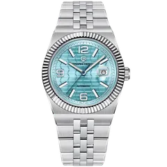 Pagani Design PD-YS027 with turquoise dial on steel bracelet