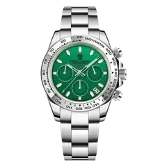 Pagani Design PD-1727 chronograph with green dial