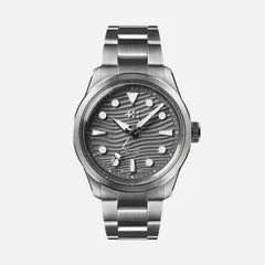 Christopher Ward C65 Dune Aeolian, Silica Grey on Bader bracelet