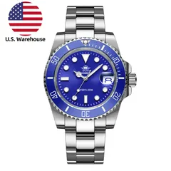 Addiesdive H3AC with blue dial ("Diver's 200M" print) and blue ceramic bezel (U.S. warehouse listing photo)