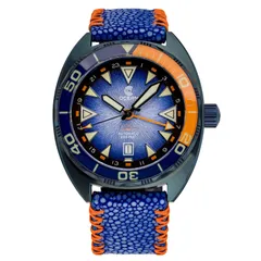 Ocean Crawler Core Diver GMT, V2 Blue Steel DLC