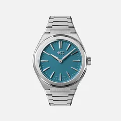 Christopher Ward The Twelve 660, Green on steel bracelet