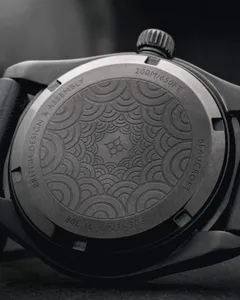 Beaucroft Element Rebel engraved black case back