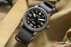 Lüm-Tec Combat B68 on a grey nylon strap