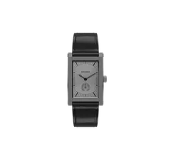 echo/neutra Rivanera with gray dial on black shell cordovan strap