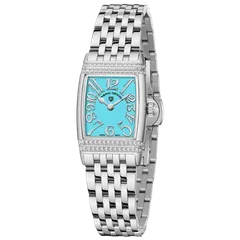 Pagani Design PD-1737 with turquoise dial on steel bracelet