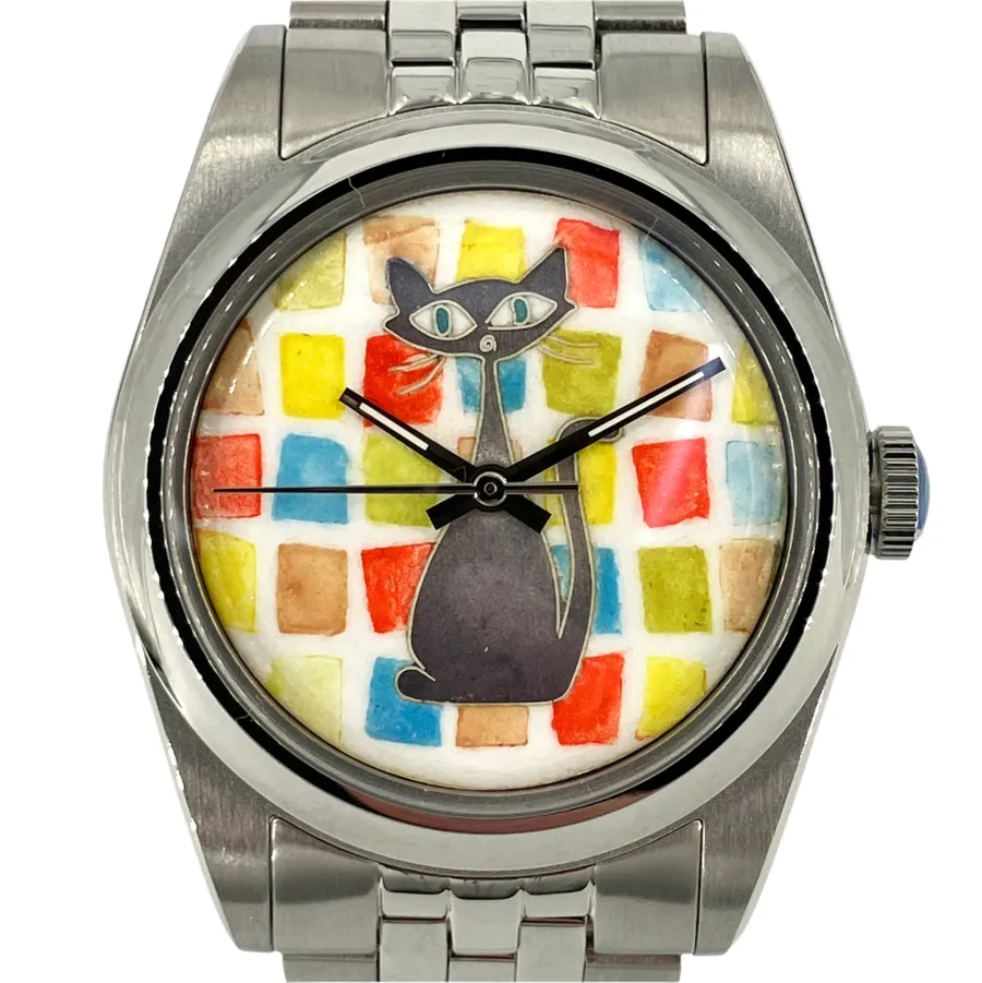 Cincinnati Watch Company Mid-Century Modern Cat
