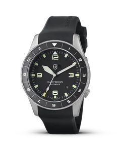 Elliot Brown Holton Automatic Vapour Blasted, 12-Hour Bezel