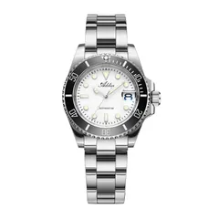 Addies AW25902 with white dial and black bezel
