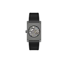 echo/neutra Rivanera W&W Limited Edition display caseback showing the ETA 7001