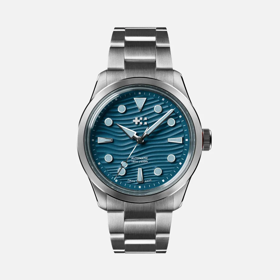 Christopher Ward C65 Dune Aeolian, Eve Blue on Bader bracelet