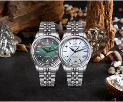San Martin SN0144-CG4 with black and white mother-of-pearl dials