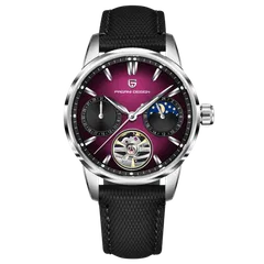 Pagani Design PD-YS021 with purple gradient dial, steel case, black strap