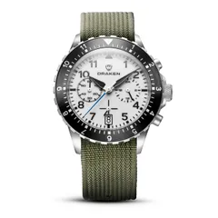 Draken Kruger 'A' FL on an olive nylon strap