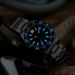 Aquatico Aequorea Victoria Tritium lume shot (tritium tubes and lumed bezel)