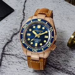 San Martin SN038-Q with blue dial without date window