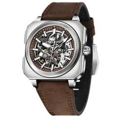 Pagani Design PD-1791 with brown dial ring on brown leather strap