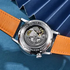 Pagani Design PD-1790 display caseback engraved "Water resistant 100m" with a Pagani-signed rotor