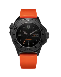 Undone Aquadeep Submerge front view showing the day-date window at 3 o'clock
