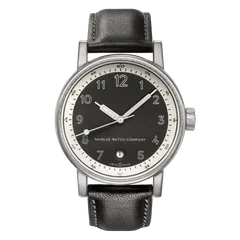 Marloe Haskell Global, matte grey-green dial in matte blasted case