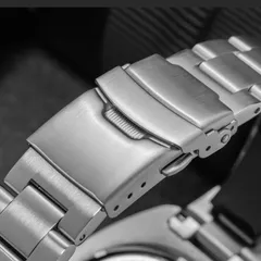Addiesdive AD2511 fold-over clasp with safety lock and micro-adjust holes