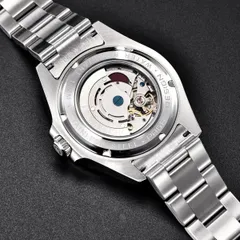 Pagani Design PD-1682 GMT display caseback engraved "PD-1682" and "Water resistant 100M" over a decorated automatic movement