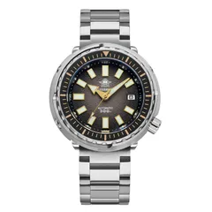 Addiesdive AD2090 with black-to-brown gradient dial, gold-tone hands and black bezel