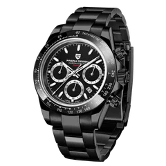 Pagani Design PD-1644 Full Black with black-coated case and bracelet and black dial