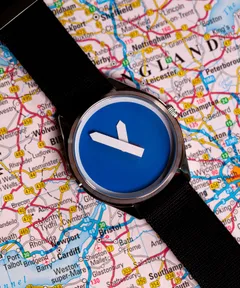 Mr Jones M1 lying on a road map