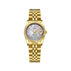 Addies AW25905 in gold tone with mother-of-pearl dial on the jubilee bracelet