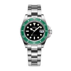 Addies AW25902 with black dial and green bezel