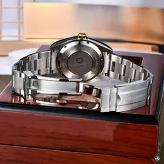 Pagani Design PD-1831 Oyster-style bracelet with fold-over clasp signed Pagani Design