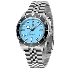 Pagani Design PD-1812 with ice-blue dial and black bezel