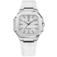 Pagani Design PD-YS019 with white dial on white fabric strap