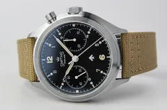 Timefactors Smiths Monopusher PRS-57, black dial