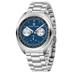 Pagani Design PD-1782 with blue dial on steel bracelet