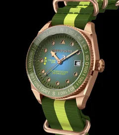 Viribus Unitis 153.47, bronze case, angled view