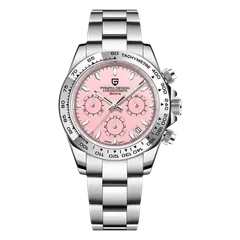 Pagani Design PD-1727 chronograph with pink dial