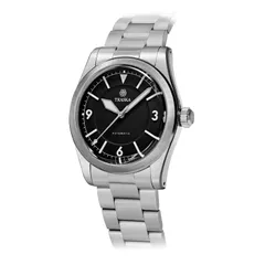 Traska Summiteer 36, black dial, three-quarter view